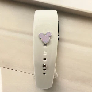 Smart Watch Cinturino Silicone Charm Decorativo Lavanda Glitter Orecchie - Foto 1 di 1