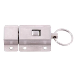Home Improvement Door with Button Door Hardware Lock Barrel Bolt Door Bolts - Picture 1 of 12