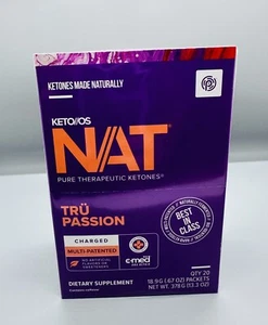 PRUVIT NAT KETO OS. Tru Passion Flavor. 20 Packets Charged. FREE SHIPPING - Picture 1 of 1