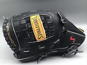 SPALDING GLOVE AEROBACK LEFT HAND THROW SC4-B COMPETITION DEEP POCKET Very Nice - Picture 1 of 4