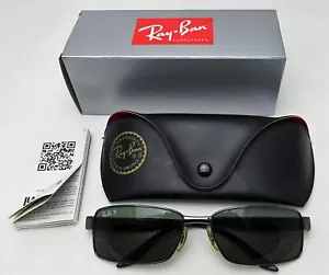 Ray-Ban RB3272 004/58 Matte Black/Chrome Gradient Polarized Sunglasses Italy - Picture 1 of 6