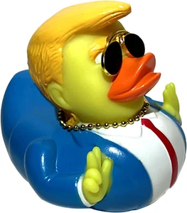 Rubber Duck Trump Merchandise Enthusiasts Baby Bath Toy Trump Gifts Collection C - Picture 1 of 12