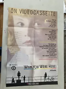 Wish you were here Movie Poster - 36 x 24 - Folded - Picture 1 of 1