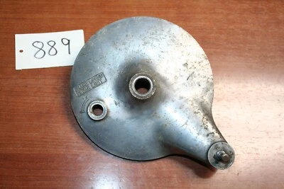 Suzuki GT 185 1975 panel de freno trasero panel de freno OEM 75 G Foto 1 de 4