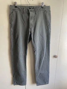 Polo Jeans Co Ralph Lauren Pants Mens 31x30 Gray Chino Classic Straight/Slim Fit - Picture 1 of 8