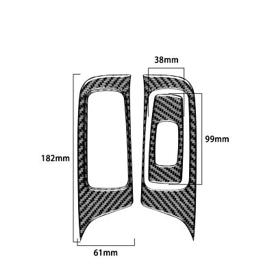 Interruptor de ventana eléctrica de fibra de carbono genuino original OE para Porsche 718 Cayman 2017-25 Foto 1 de 4