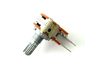 2x ALPS Potentiometer 50k log Dual Pot - Japan - 50KAX2 - Center Artent - NOS - Bild 1 von 5