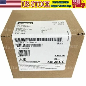 New Siemens 6ES7 211-1AE40-0XB0 6ES7211-1AE40-0XB0 SIMATIC S7-1200 CPU 1211C - Picture 1 of 3