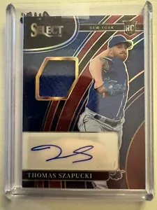 2022 Panini Select Thomas Szapucki Rookie Jersey Auto RPA /99 NY Mets - Picture 1 of 2