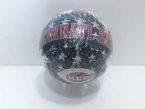 Cincinnati Reds Americana Patriotic Stars & Stripes Souvenir Baseball Rawlings Cover