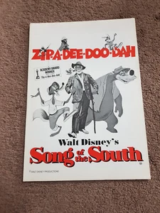 Song of the South - Synopsis sheet from 1972 Reissue. Walt Disney - Picture 1 of 4