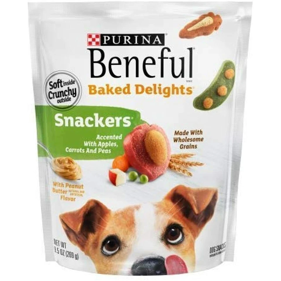 Purina Beneful Baked Delights Dog Treats, Snackers Peanut Butter - Image 1 of 1