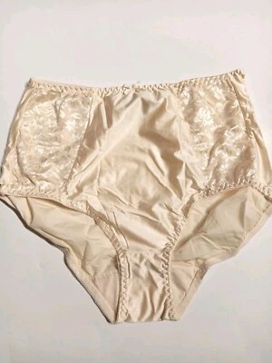 Bali Ivory Satin Panty Brief (NWOT/2X) Discontinued  - Image 1 of 4