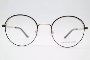 Brille FIELMANN OU 16 Schwarz Gold Oval Brillengestell eyeglasses Neu - Bild 1 von 6