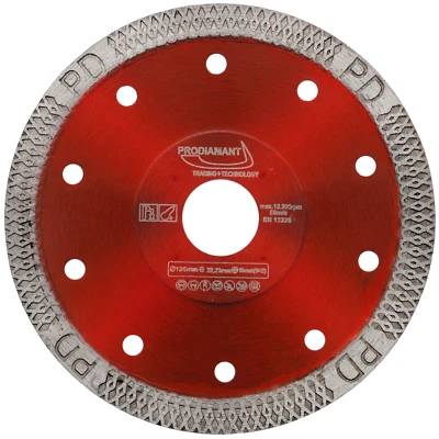 Diamanttrennscheibe 125 mm Fliesen Feinsteinzeug PRODIAMANT F993 Premium