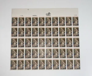 Scott 2026 , Madonna and Child Full Sheet 50 1982 20c - Picture 1 of 3