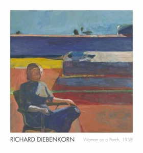 Woman on a Porch, 1958 by Richard Diebenkorn Art Print Poster 28x30 - Picture 1 of 2