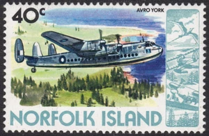 1980 -81- Norfolk Island  SC# 264 - Avro York - Air Plane - M-NH - Picture 1 of 1