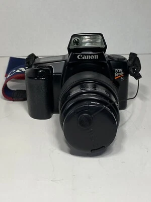 Canon EOS Rebel S 35mm Film SLR Camera w/ Sigma Zoom-a 1:3.5~4.5 f=35~135mm ø55 - Image 1 of 4