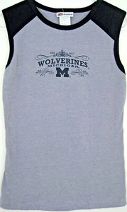 Camisa para mujer Michigan Wolverines calzada mediana manga 5th & Ocean ¡NUEVA CON ETIQUETAS SUAVE! - Imagen 1 de 3
