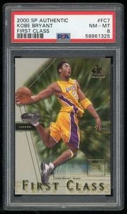 2000-01 SP Authentic First Class Kobe Bryant FC7 PSA 8 - Picture 1 of 2