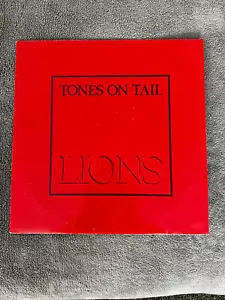 Tones On Tail – Lions / Go! - 1984 Beggars Banquet - 12" Single, Red Vinyl LP - Picture 1 of 4