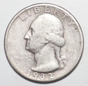 1932 Washington Quarter VF (F187) - Foto 1 di 2