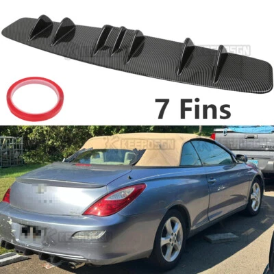 Divisor de alerón difusor de parachoques trasero aspecto fibra de carbono para Toyota Solara 00-08 Foto 1 de 4
