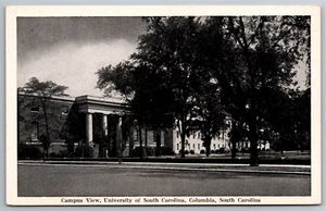 Postcard University of South Carolina Campus View Exterior Columbia SC Vintage - Picture 1 of 3