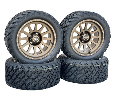 Carro de golf bronce 14" ruedas/neumáticos DOT 23x10-14 banda de rodadura, EZGO/club Car/YMH Foto 1 de 4