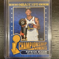 2018-19 NBA Hoops Road to the Finals #96 Patrick McCaw Championship Moments /99