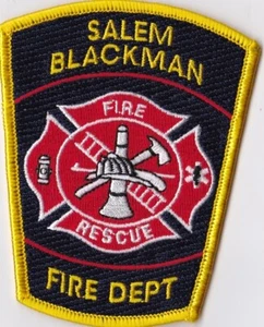 Salem Blackman Fire Department Tennessee Patch - Picture 1 of 1