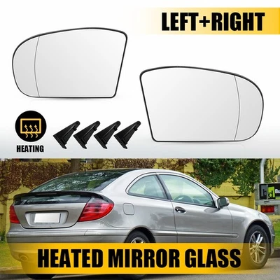 Espejo retrovisor lateral derecho derecho vidrio térmico para Mercedes-Benz E320 E350 E500 E55 AMG 2003-06 Foto 1 de 4