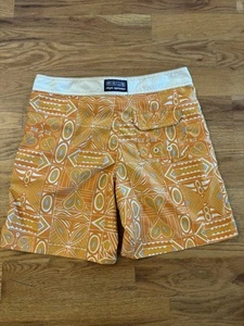 Reyn Spooner Board Shorts Mens Sz 32 Orange Hawaiian Beach Surf Swim Trunks - Picture 1 of 5