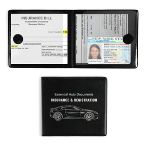 Car Registration and Insurance Card Holder, Vehicle Glove Box Car Organizer, ... - Picture 1 of 6