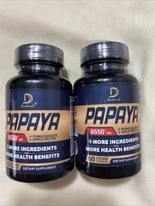 2 pk Dedicad Papaya Pomegranate Apple Pectin Exp 05/27 - Picture 1 of 3