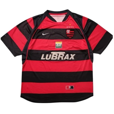 2002/2004 FLAMENGO HOME SOCCER JERSEY FOOTBALL SHIRT RARE NIKE SIZE M MENS - Image 1 of 4