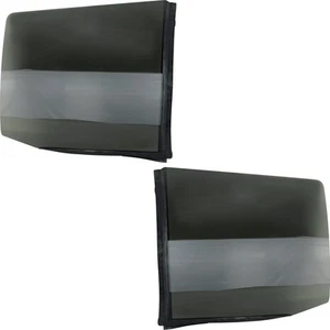 Set of 2 Door Glasses Rear Driver & Passenger Side for Chevy Suburban C2500 Pair - Picture 1 of 12