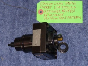 Doosan Lynx BMT45 REVOLVER LIVE TOOLING EPPINGER R78831 58x58mm SCHRAUBENMUSTER - Bild 1 von 6
