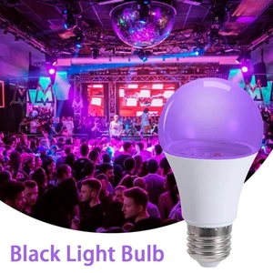 Atmosphere UV Purple Bulb 360 Glow Purple Black Light Bulb Bar Decoration - Picture 1 of 12