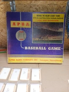 APBA Baseball Major League Board Game- 1963. 1962 Cards, 20 Teams, 400 Cards. - Picture 1 of 17