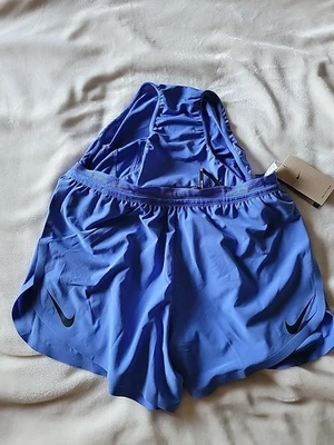 Pantalones Cortos para Correr Nike Aeroswift ADV 4" - Para Hombre Grandes $90.00 FN3352 411 Azul Foto 1 de 4