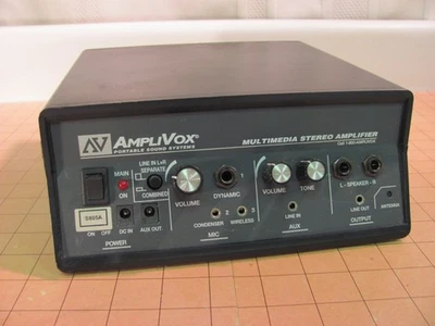 Amplificador estéreo multimedia AmpliVox Portable Sound Systems S805A - sin probar Foto 1 de 4