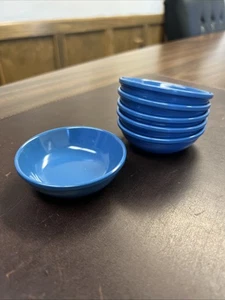 Juego de 6 | Cuencos de inmersión de melamina azul estilo comedor | 1”x3” - Imagen 1 de 15