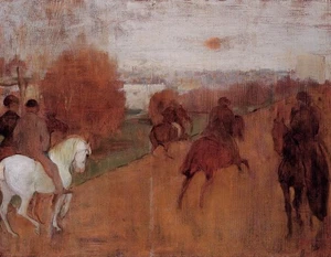 Edgar Degas Riders on a Road 1864-1868 17"x 22" Archival Art Print - Picture 1 of 1