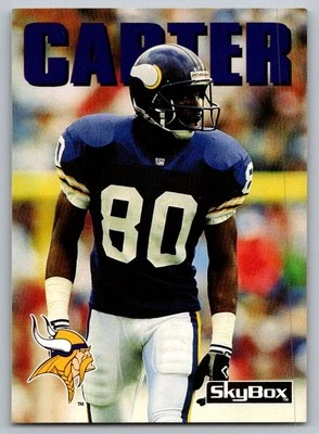 1992 SkyBox Impact Cris Carter Minnesota Vikings #84 - Image 1 of 2