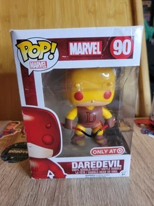 Funko Pop! - Marvel Daredevil - (Yellow) Target Exclusive - #90 -Damaged Vaulted - Picture 1 of 6