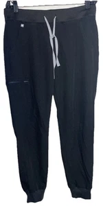 FIGS Women’s Zamora Jogger Scrub Pants Black W18SW2005 Size M - Picture 1 of 4
