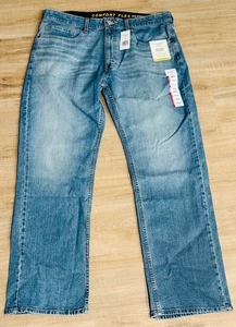 Pantalones de mezclilla Levi Strauss dorados exclusivos para hombre talla 38 x 32 azules relajados rectos nuevos - Imagen 1 de 5