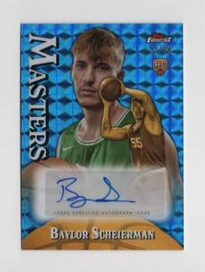2024-25 Topps Finest Baylor Scheierman #MA-BS Masters Rookie RC Blue Auto /99 - Bild 1 von 2